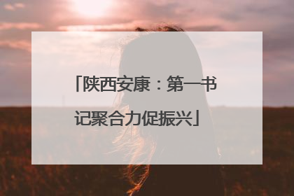 陕西安康：第一书记聚合力促振兴